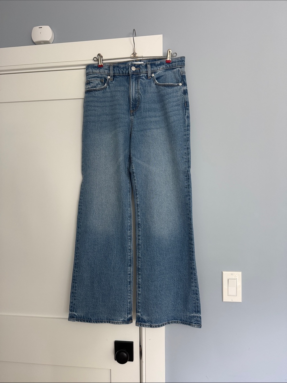 LOFT Medium Wash Wide-Leg Jeans